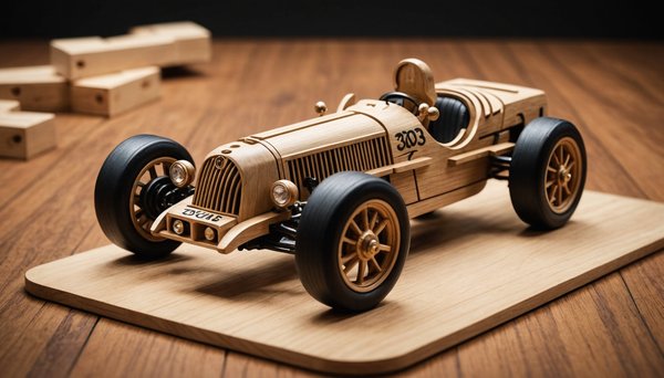 Découvrez le plaisir du puzzle 3d voiture grand prix en bois.